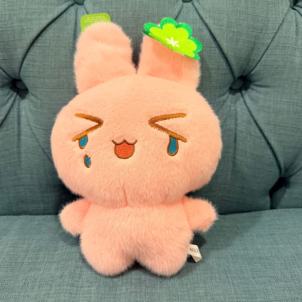 Chiikawa Usagi Plush Crying Face Peach Soft Toy Kids 9in